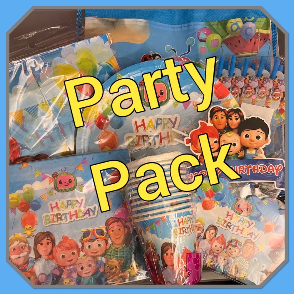 🎉New🎉Cocomelon Birthday Party Pack🎉